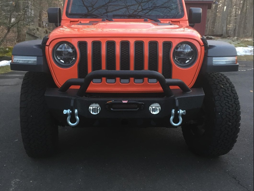RedRock Crawler Stubby Winch Front Bumper (18-25 Jeep Wrangler JL)