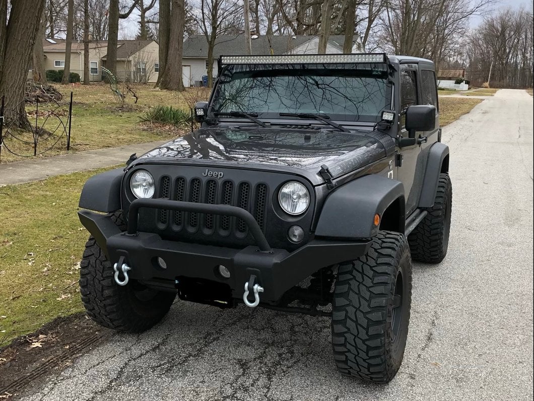 RedRock Avenger Full Width Front Bumper (07-18 Jeep Wrangler JK)