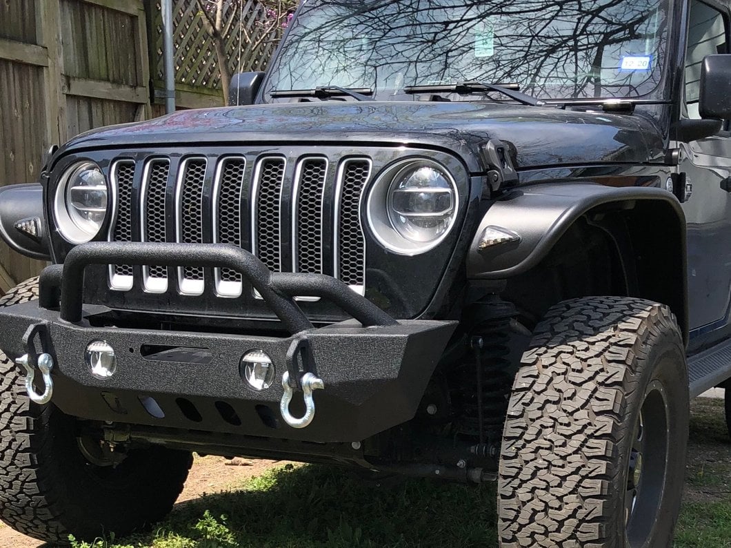 RedRock Crawler Stubby Winch Front Bumper (18-25 Jeep Wrangler JL)