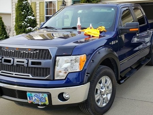 RedRock Lower Bumper Grille Insert; Black (09-14 F-150, Excluding Raptor, Harley Davidson & 2011 Limited)