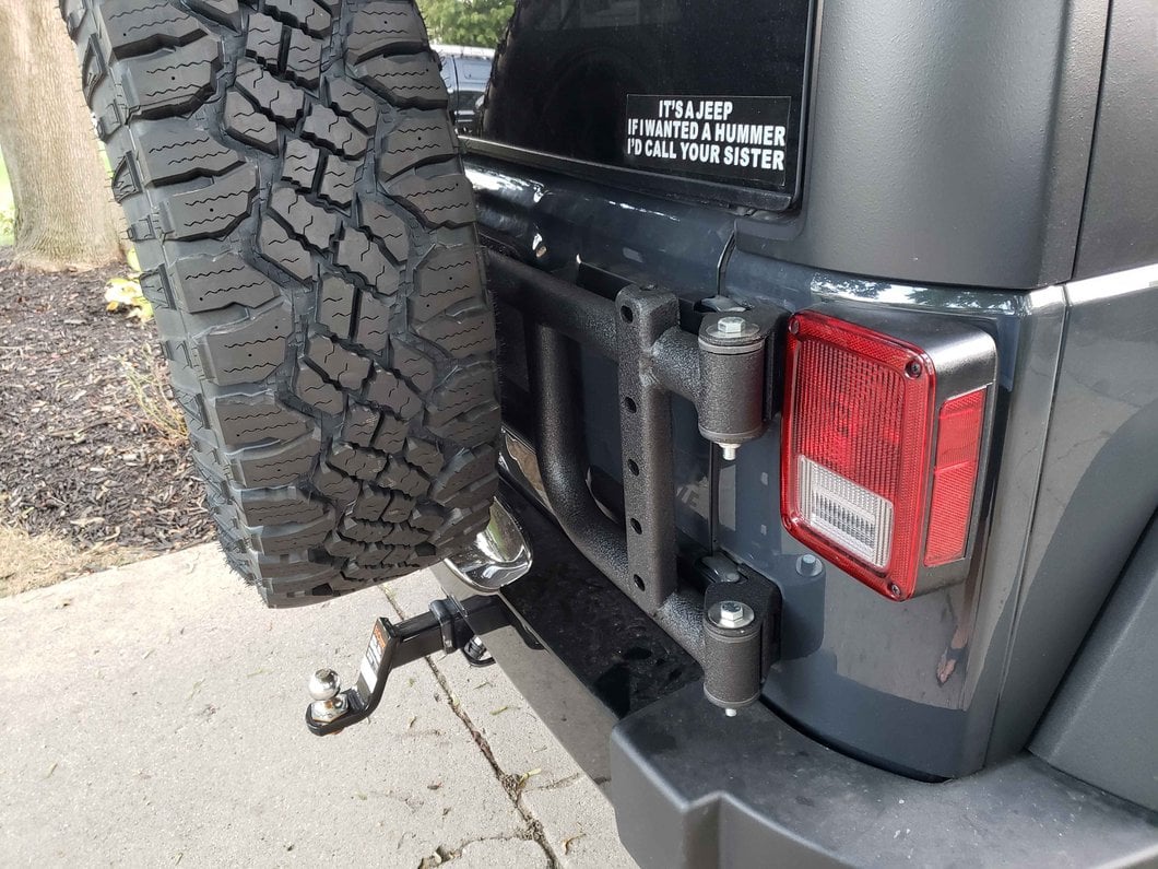 RedRock HD Tire Carrier for OEM Tail Gate (07-18 Jeep Wrangler JK)