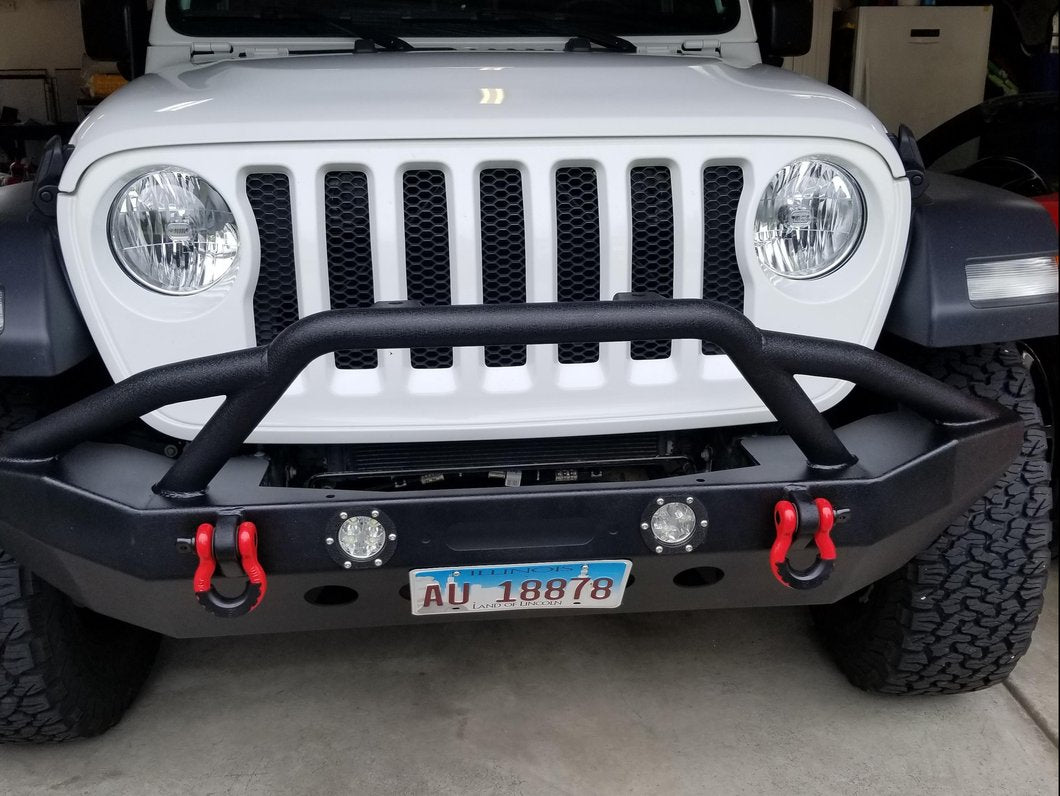 RedRock Approach Front Bumper with LED Lights (18-25 Jeep Wrangler JL)