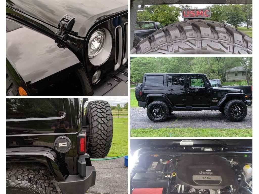 RedRock Cold Air Intake; Black Wrinkle (12-18 3.6L Jeep Wrangler JK)
