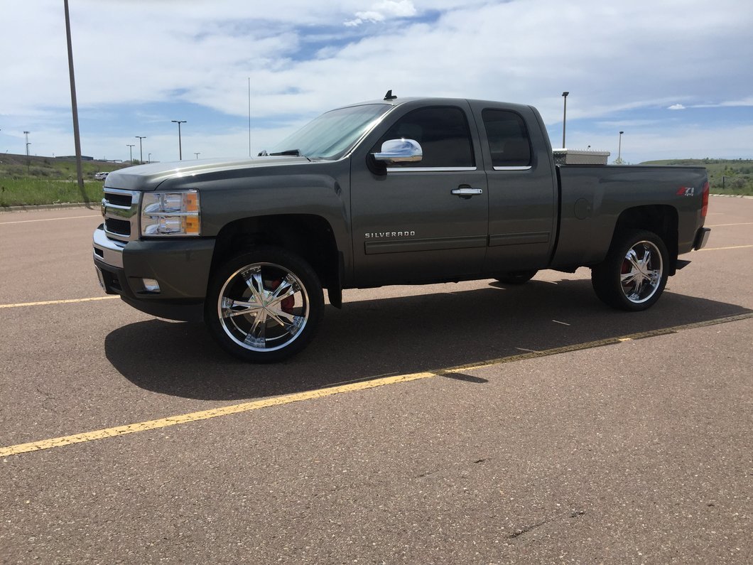 RedRock Full Mirror Covers Chrome (07-13 Silverado 1500)