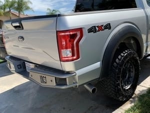 RedRock Tubular Off-Road Rear Bumper (15-20 F-150, Excluding Raptor)