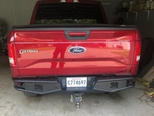 RedRock Tubular Off-Road Rear Bumper (15-20 F-150, Excluding Raptor)