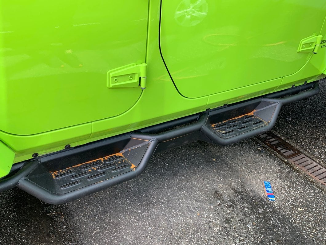 RedRock HD Drop Side Step Bars (07-18 Jeep Wrangler JK 4-Door)