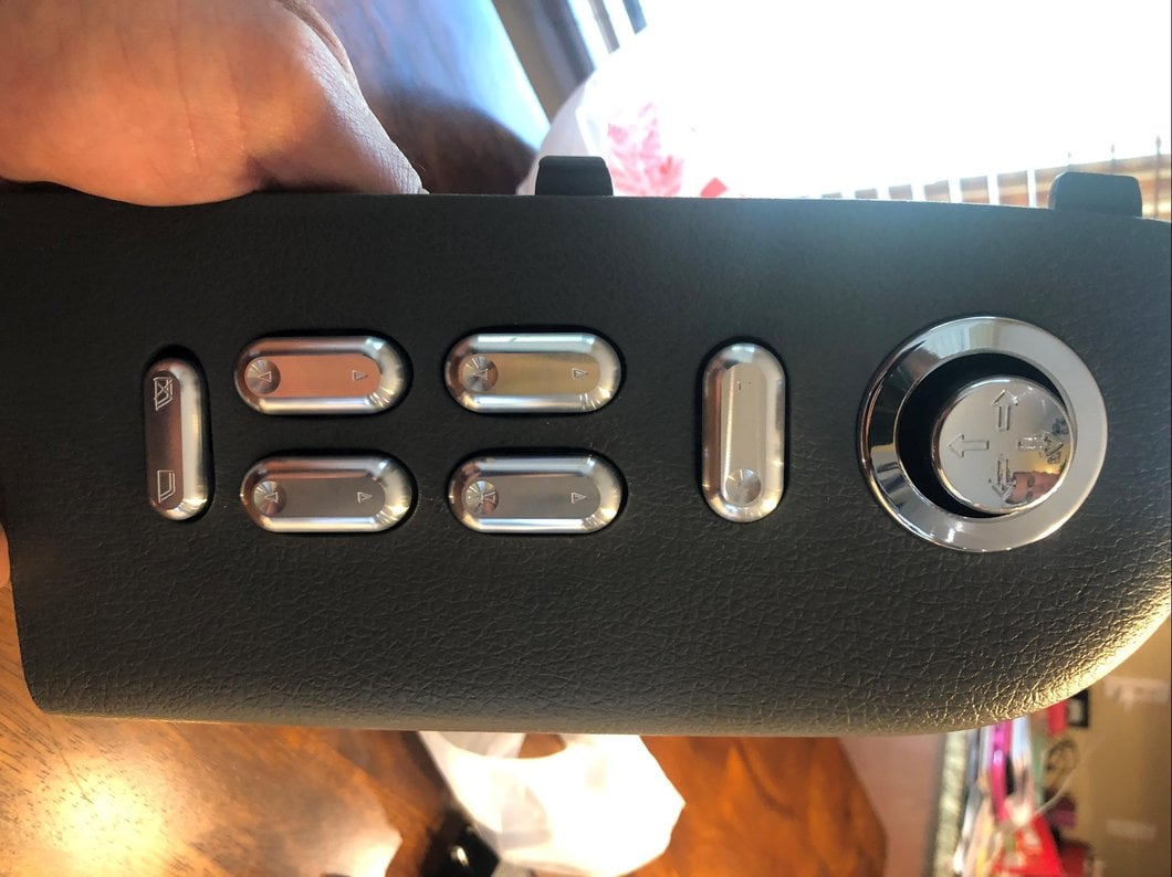 RedRock Mirror Control Cover; Chrome (04-08 F-150)