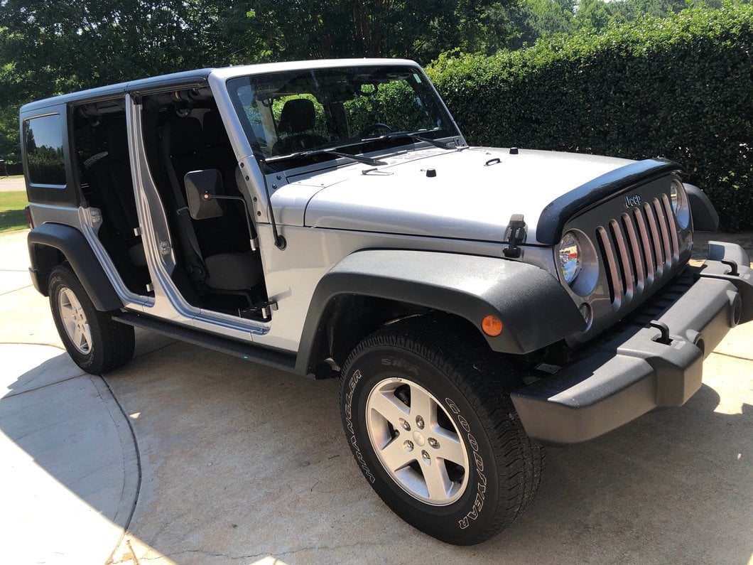 RedRock HD Straight Rocker Steps; Textured Black (07-18 Jeep Wrangler JK 4-Door)