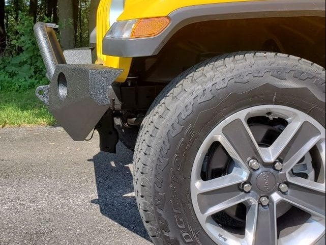 RedRock Full Width Winch Front Bumper with Halogen Fog Lights (18-25 Jeep Wrangler JL)