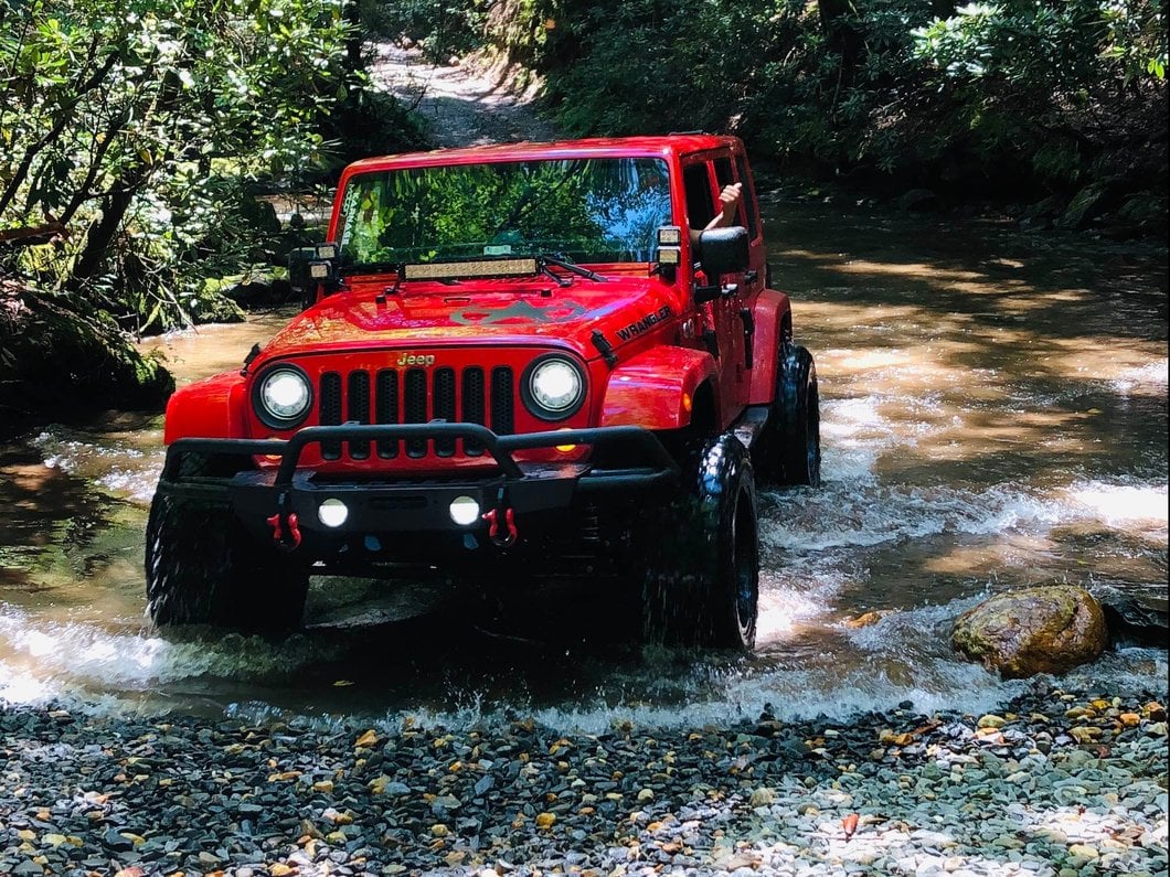 RedRock Crawler-Max Full Width Winch Front Bumper (07-18 Jeep Wrangler JK)