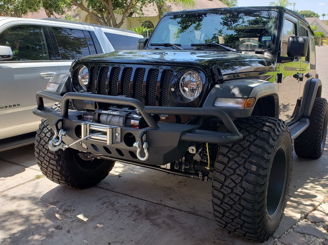 RedRock Crawler-Max Full Width Winch Front Bumper (18-25 Jeep Wrangler JL)