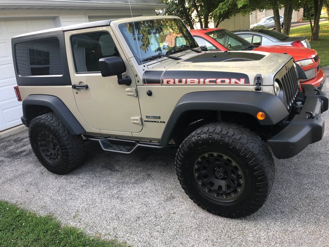 RedRock HD Drop Side Step Bars (07-18 Jeep Wrangler JK 2-Door)