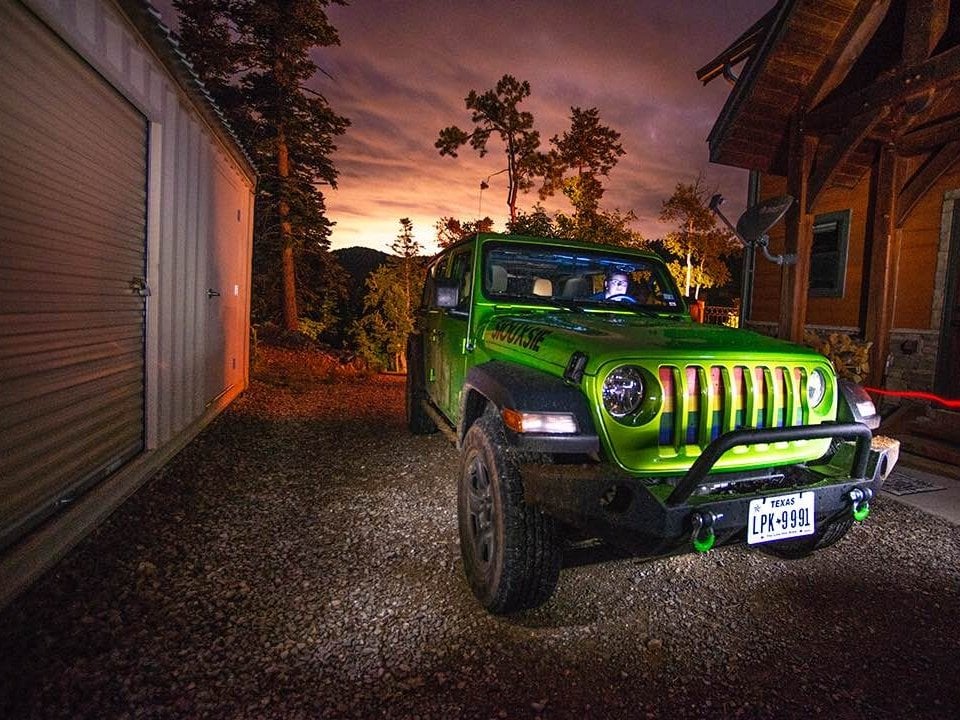 RedRock Full Width Winch Front Bumper with Halogen Fog Lights (18-25 Jeep Wrangler JL)