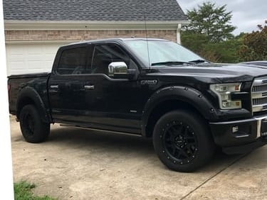 RedRock Pocket Style Fender Flares (15-17 F-150, Excluding Raptor)