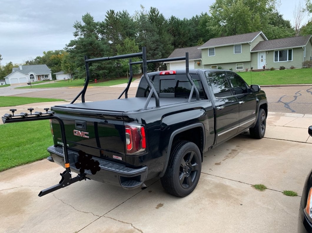 RedRock Utility Ladder Rack; Black (Universal; Some Adaptation May Be Required)