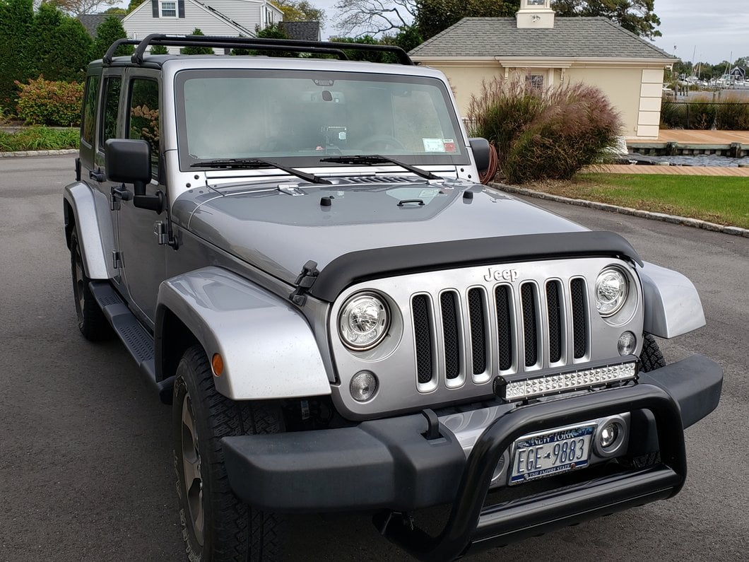 RedRock Wire Mesh Grille Insert; Black (07-18 Jeep Wrangler JK)