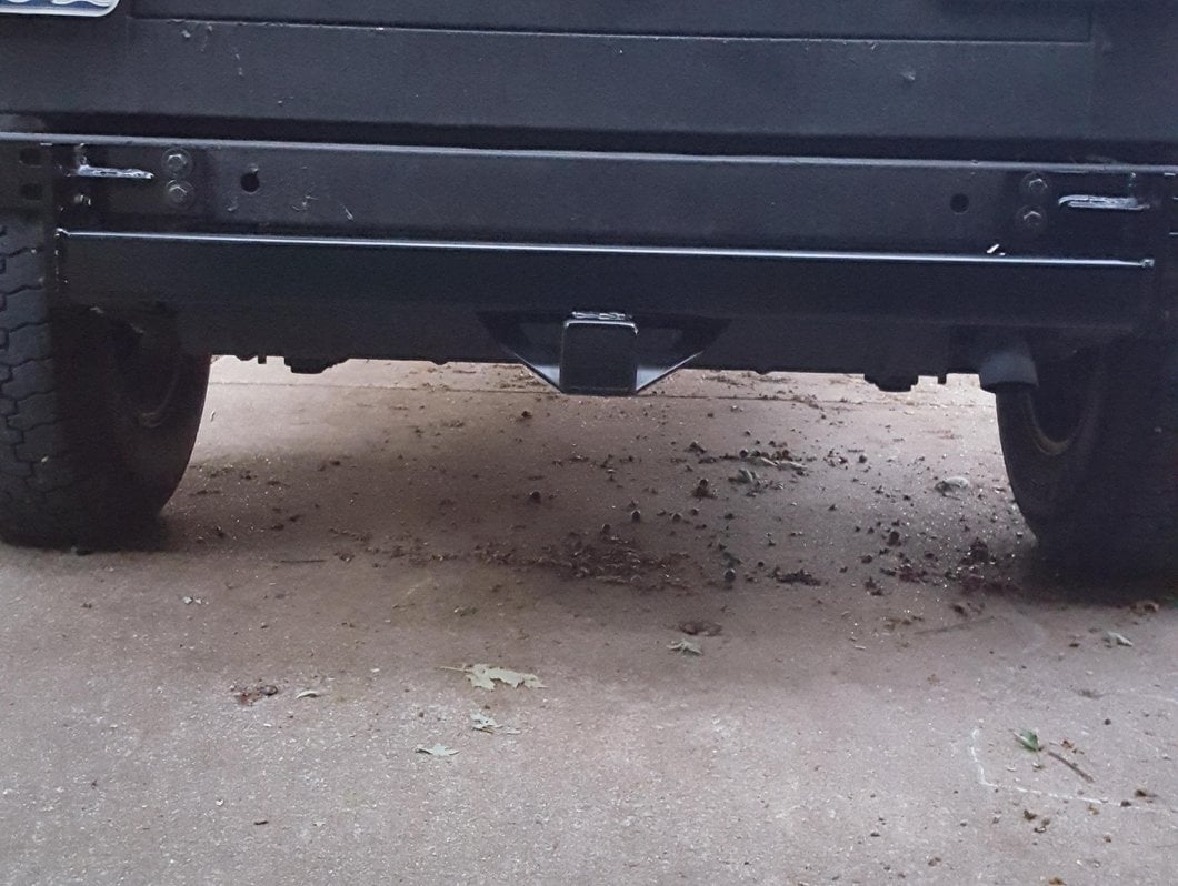 RedRock Hitch; Gloss Black (87-06 Jeep Wrangler YJ & TJ)