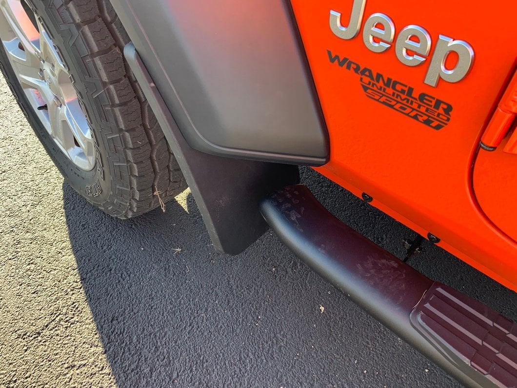 RedRock Custom Molded Mud Guards; Front and Rear (18-25 Jeep Wrangler JL, Excluding Rubicon)