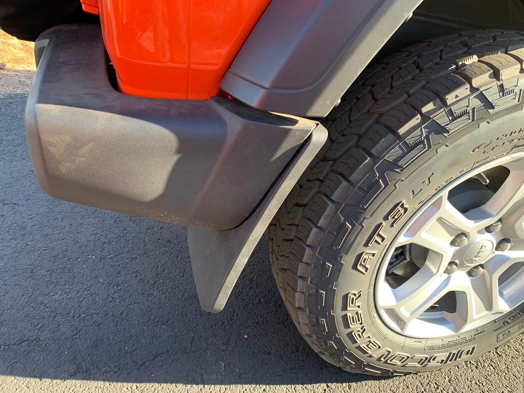 RedRock Custom Molded Mud Guards; Front and Rear (18-25 Jeep Wrangler JL, Excluding Rubicon)