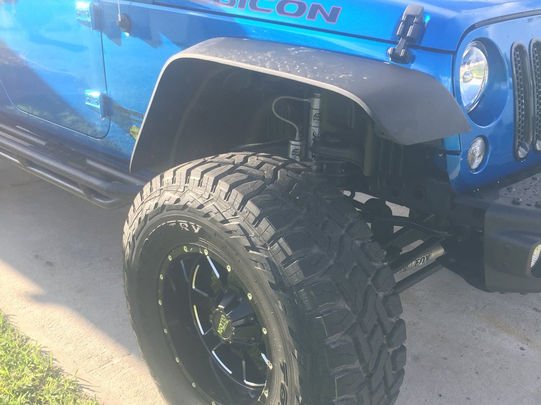 RedRock Flat Fender Flares with Fender Liner Kit (07-18 Jeep Wrangler JK)