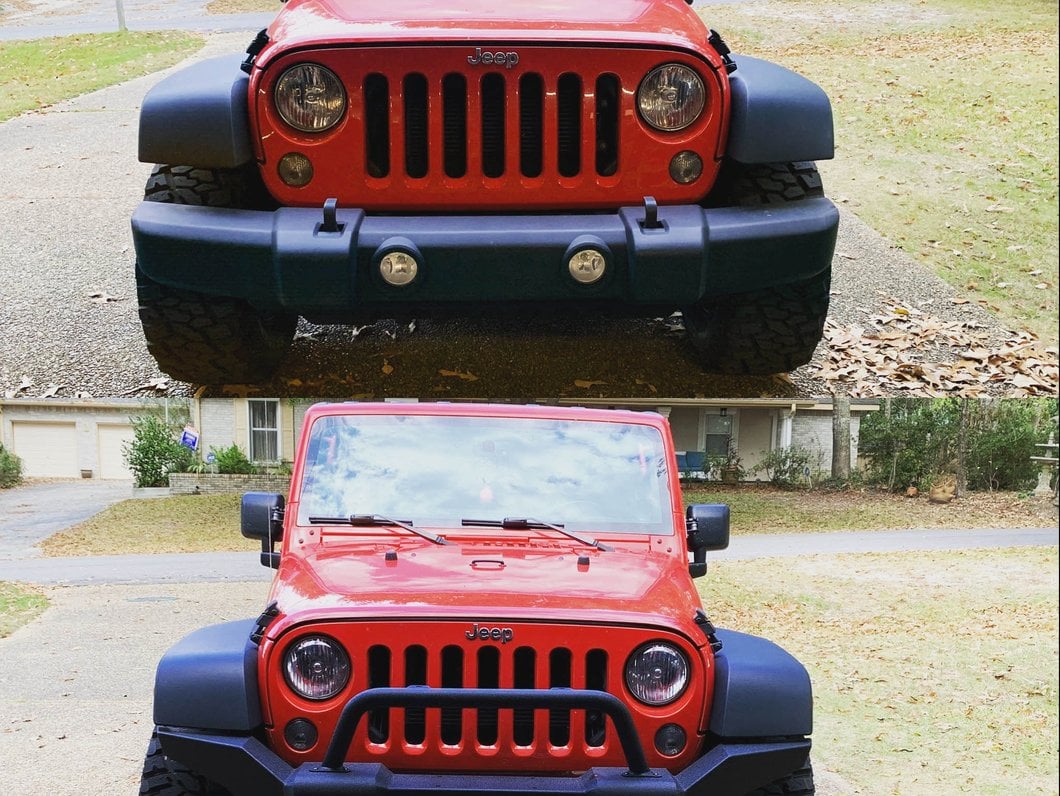 RedRock Avenger Full Width Front Bumper (07-18 Jeep Wrangler JK)