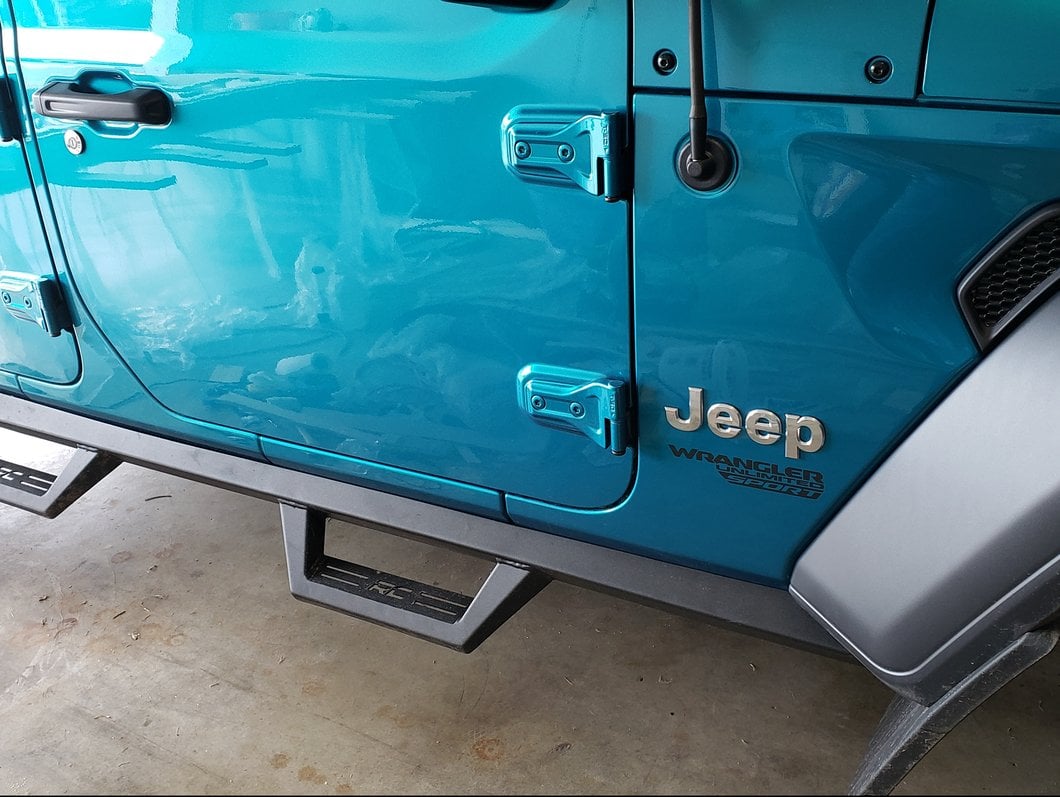 RedRock Custom Molded Mud Guards; Front and Rear (18-25 Jeep Wrangler JL, Excluding Rubicon)