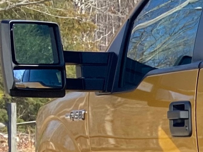RedRock Manual Extending Non-Powered Adjustable Towing Mirrors; Passenger Side (04-14 F-150)