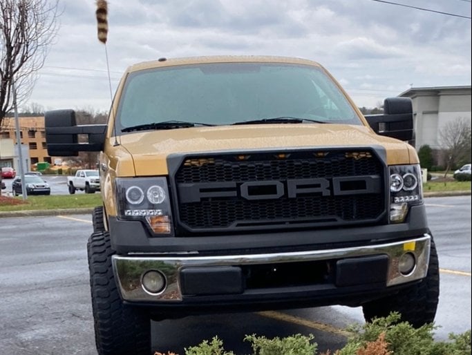 RedRock Manual Extending Non-Powered Adjustable Towing Mirrors; Passenger Side (04-14 F-150)