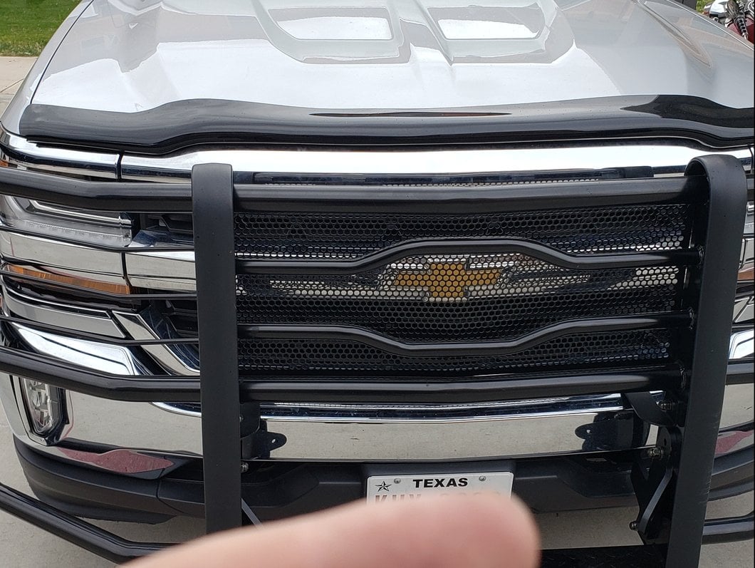 RedRock Bug Hood Deflector; Smoked (16-18 Silverado 1500)