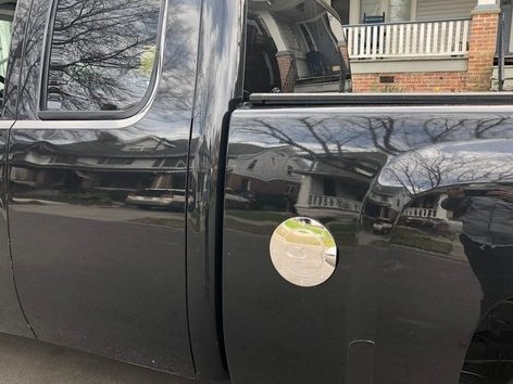 RedRock Fuel Door Cover; Chrome (07-13 Silverado 1500)