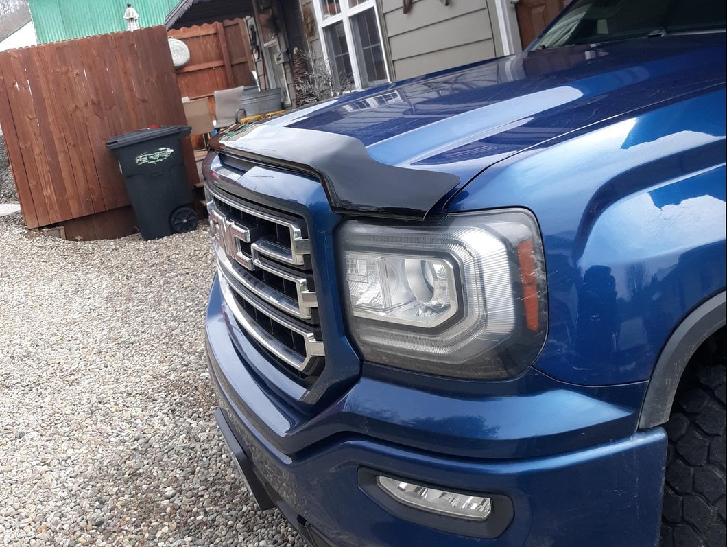 RedRock Bug Hood Deflector; Smoked (14-18 Sierra 1500)