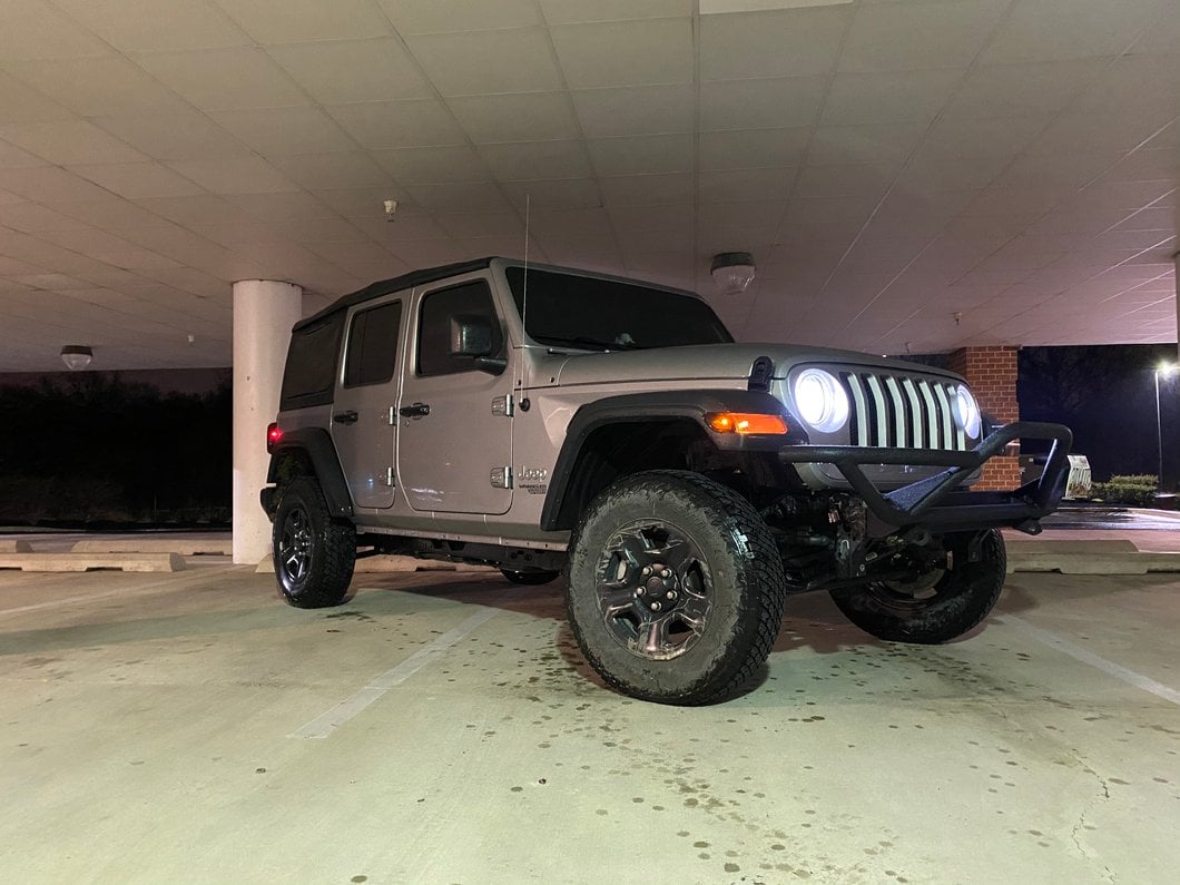 RedRock Rock Crawler Front Grille Guard; Textured Black (18-25 Jeep Wrangler JL)