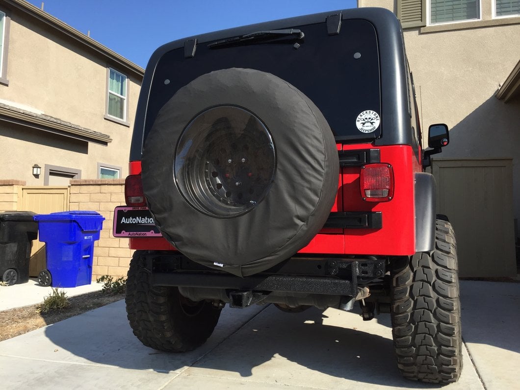 RedRock Hitch; Textured Black (87-06 Jeep Wrangler YJ & TJ)