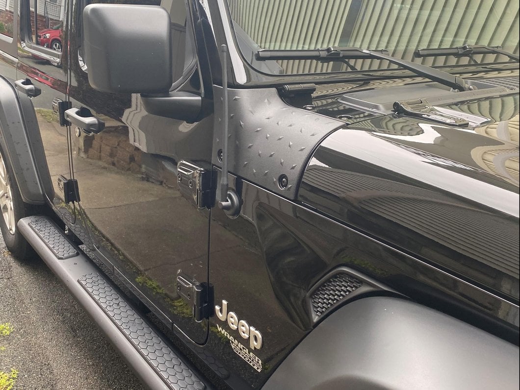 RedRock Cowl Body Armor; Textured Black (18-25 Jeep Wrangler JL, Excluding Mojave, 392, and 4xe)