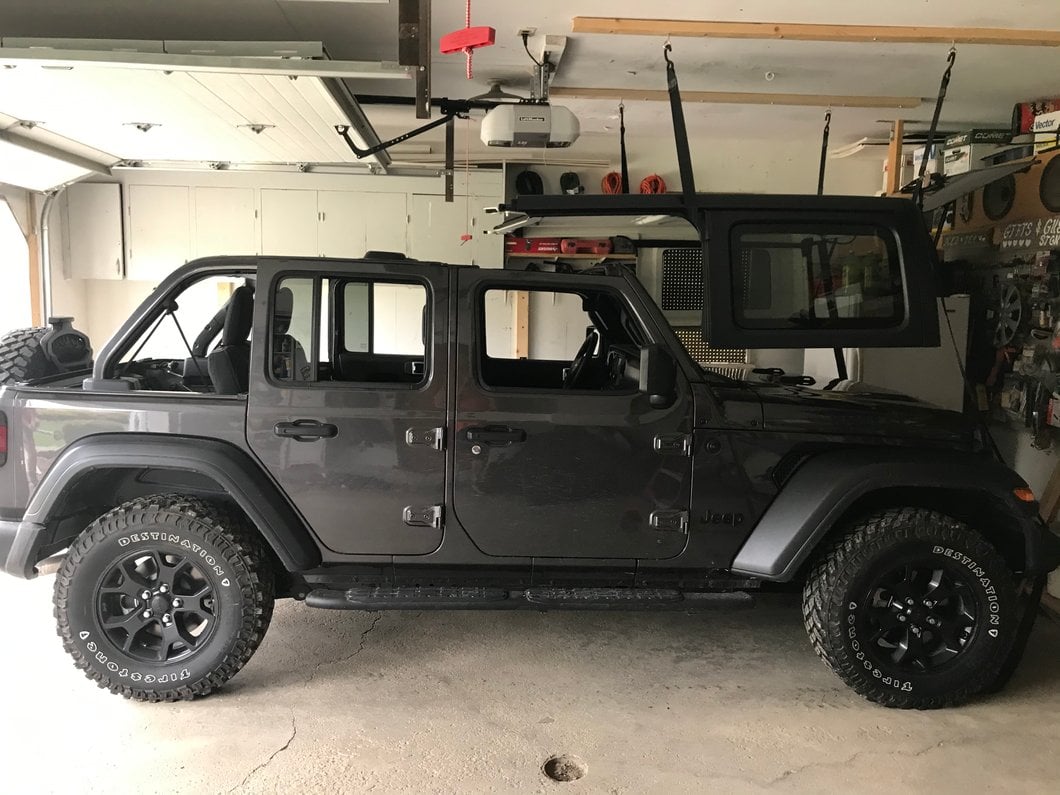 RedRock Manual Hard Top Hoist (18-25 Jeep Wrangler JL 4-Door)