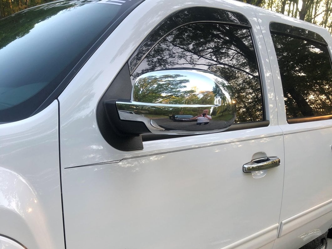 RedRock Full Mirror Covers Chrome (07-13 Silverado 1500)