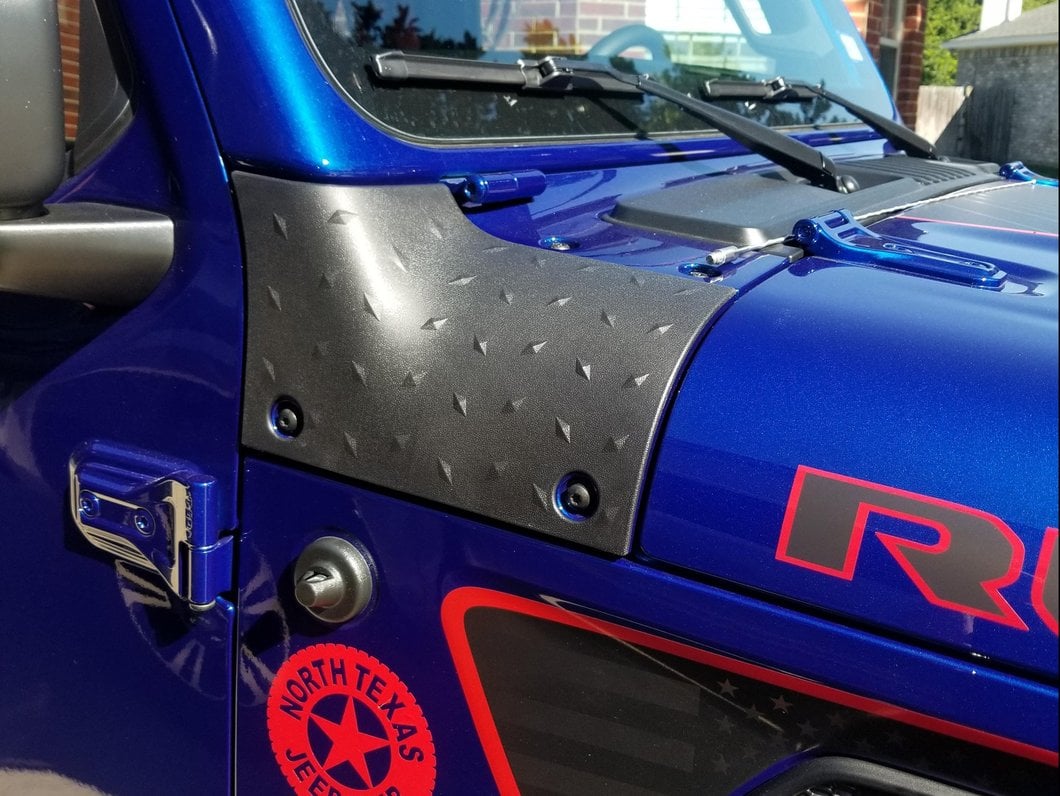 RedRock Cowl Body Armor; Textured Black (18-25 Jeep Wrangler JL, Excluding Mojave, 392, and 4xe)