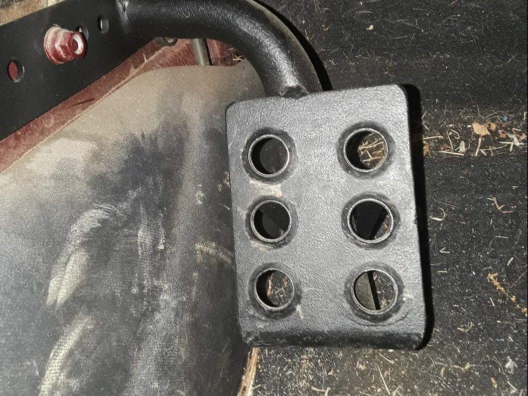 RedRock Dead Pedal; Driver Side (07-18 Jeep Wrangler JK w/ Automatic Transmission)