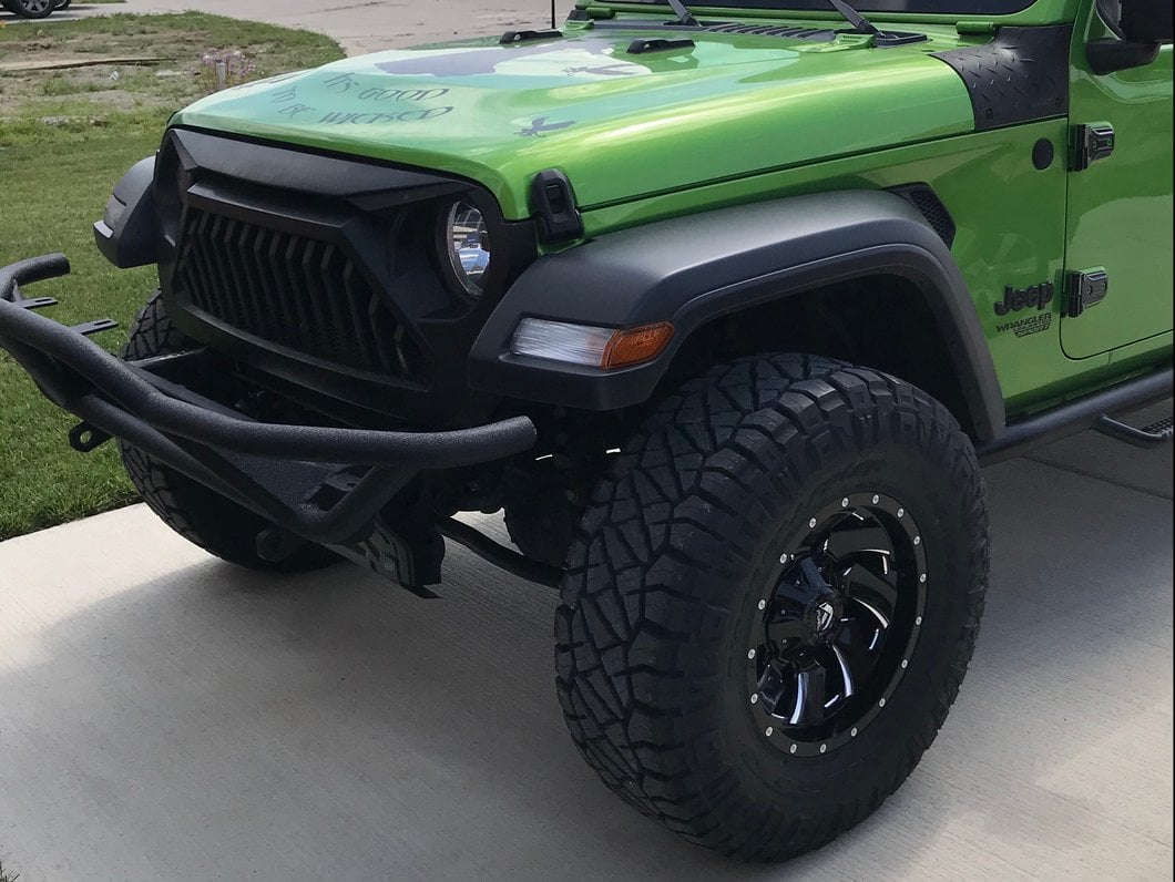 RedRock Rock Crawler Front Grille Guard; Textured Black (18-25 Jeep Wrangler JL)