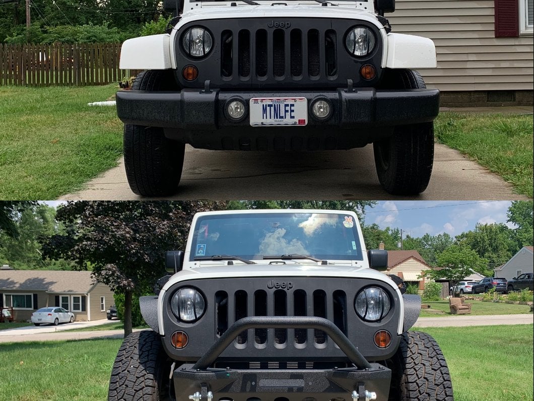 RedRock Stubby Front Bumper (07-18 Jeep Wrangler JK)