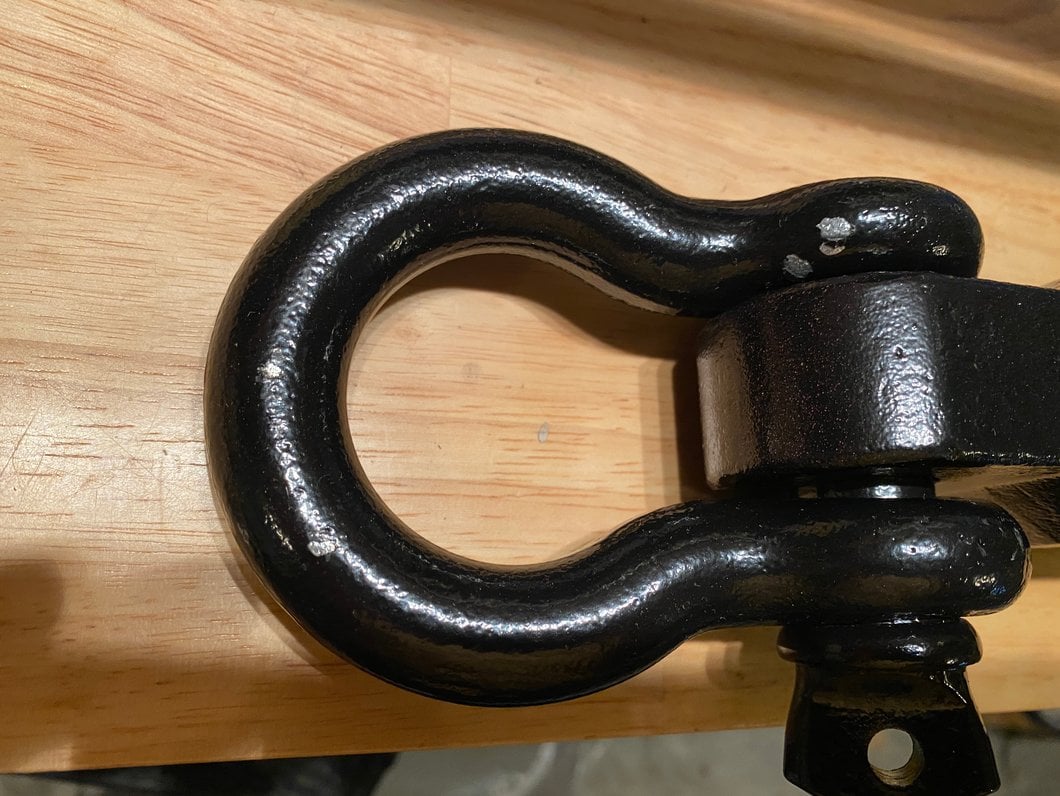 RedRock 2-Inch Receiver Hitch D-Ring Shackle Assembly (Universal; Some Adaptation May Be Required)