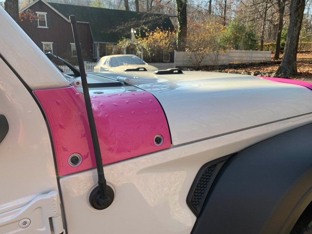 RedRock Cowl Body Armor; Textured Black (18-25 Jeep Wrangler JL, Excluding Mojave, 392, and 4xe)