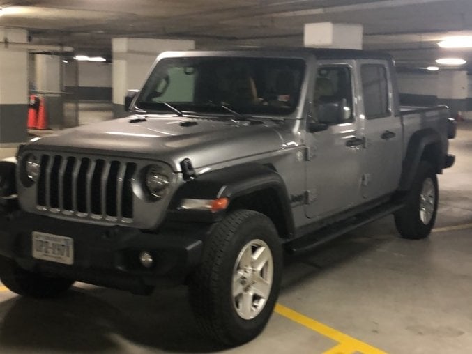 RedRock PNC Side Step Bars; Textured Black (20-25 Jeep Gladiator JT)