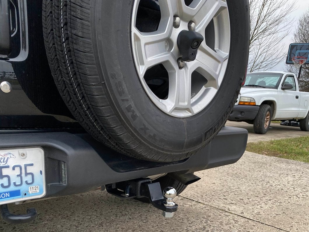 RedRock 2-Inch Receiver Hitch Ball Mount with 2-Inch Ball; 2-Inch Drop (Universal; Some Adaptation May Be Required)