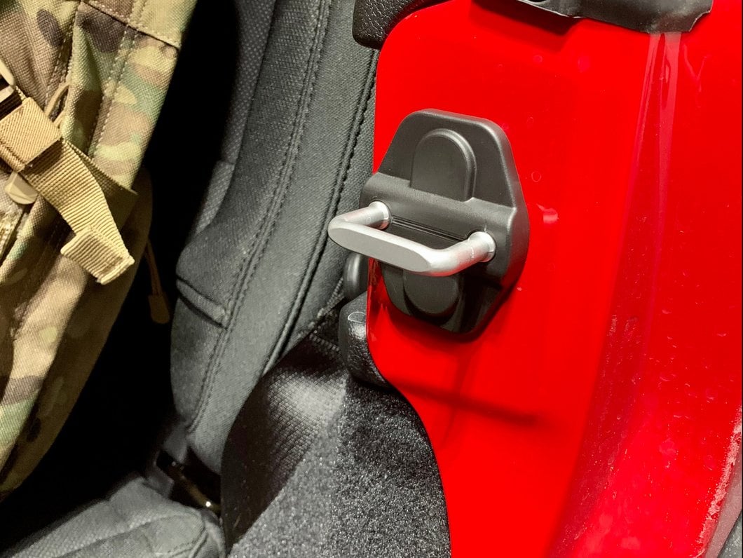 RedRock Door Lock Striker Cover Set (18-25 Jeep Wrangler JL)