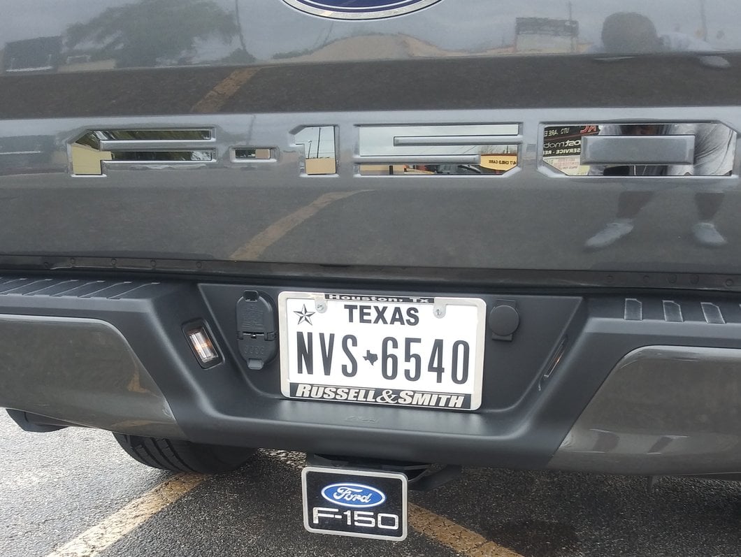 RedRock Premium Hitch Plug with Ford F-150 Logo (Universal; Some Adaptation May Be Required)