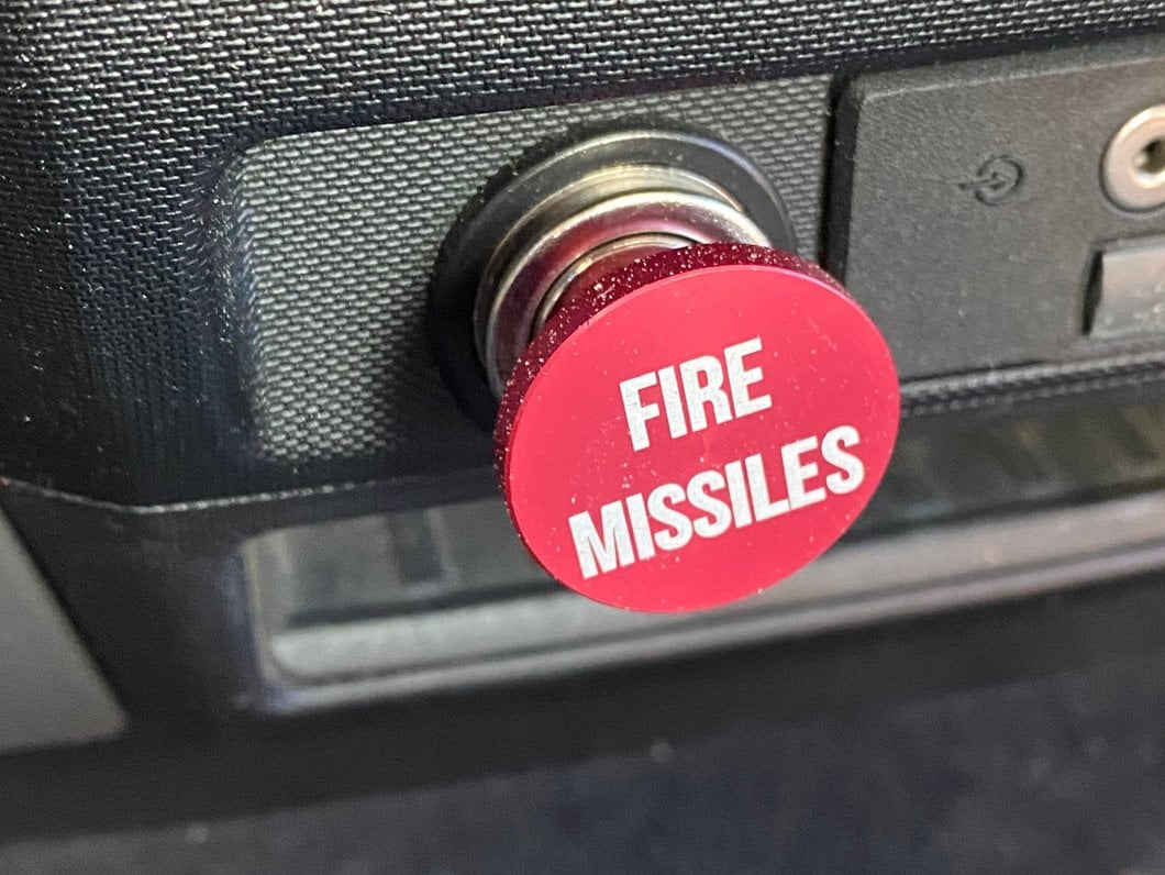 RedRock Fire Missile Lighter Plug; Red Anodized (09-14 F-150)