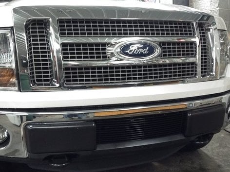 RedRock Lower Bumper Grille Insert; Black (09-14 F-150, Excluding Raptor, Harley Davidson & 2011 Limited)