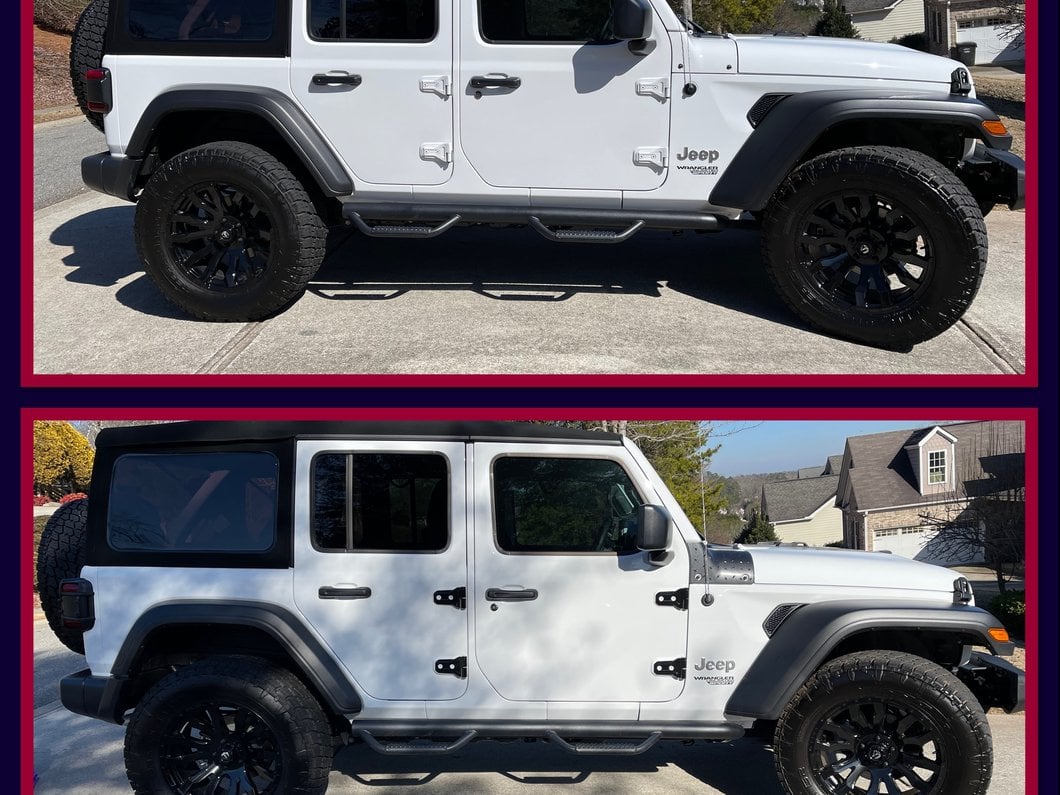 RedRock Exterior Door Hinge Covers; Black (18-25 Jeep Wrangler JL)